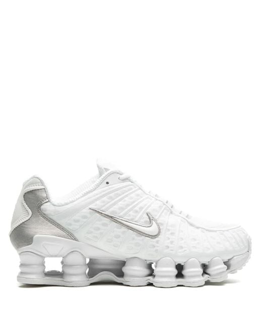 Nike White Shox Tl Sneakers