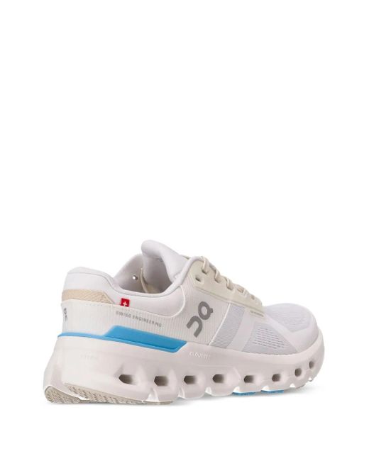 On Shoes White Cloudrunner 2 Sneakers