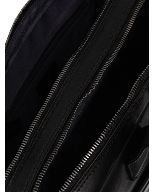 Joop! Black Cerratano Pandion Logo-Plaque Bag for men