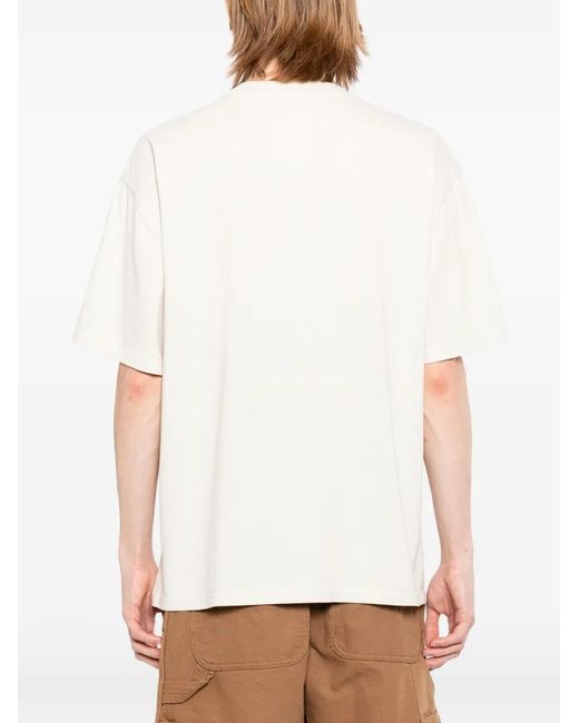 Melt White Graphic T-Shirt for men