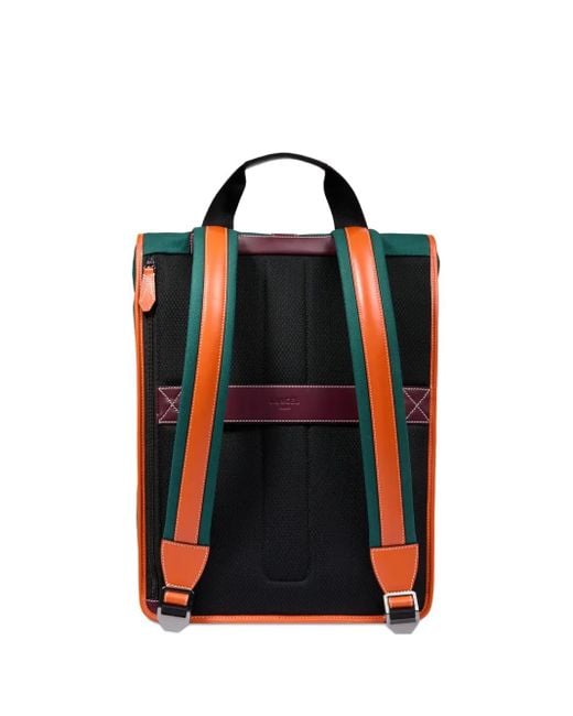 Lancel Rolltop Leather-Trimmed Backpack in Black for Men Lyst UK