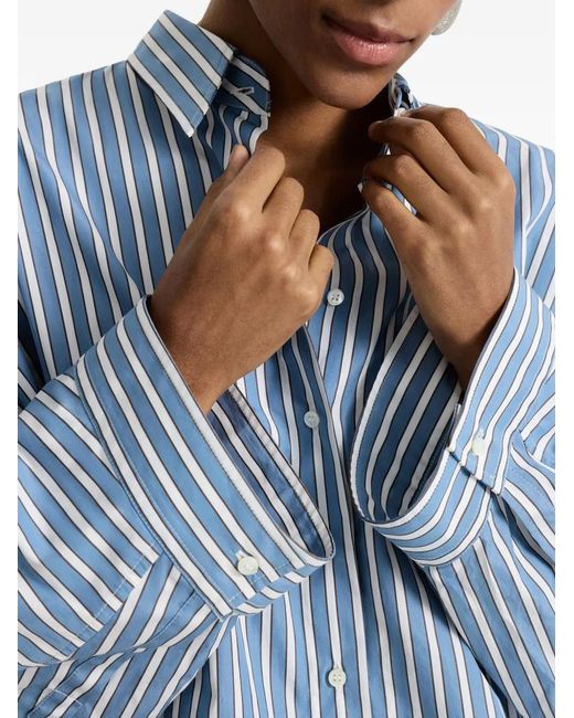 Brunello Cucinelli Blue Mini Blouse