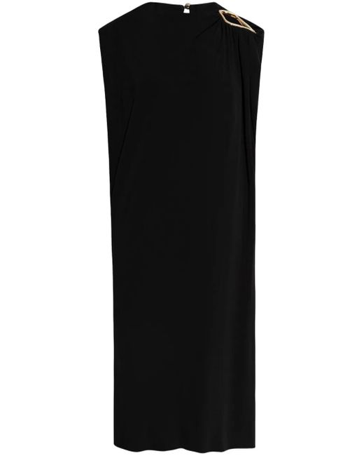 Lanvin Black Eyelet Dress Clothing