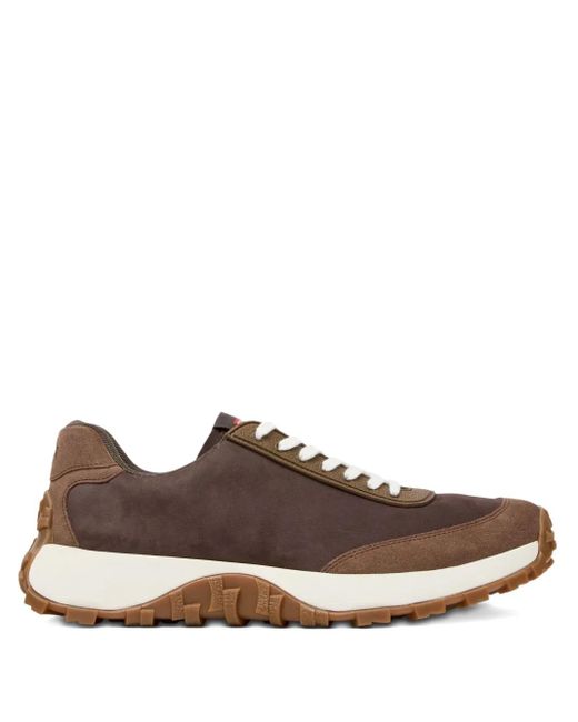 Camper Brown Drift Trail Leather Sneakers for men