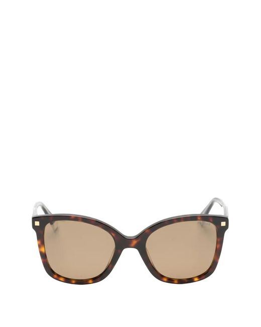Polaroid Natural Tortoiseshell-Effect Cat-Eye Sunglasses