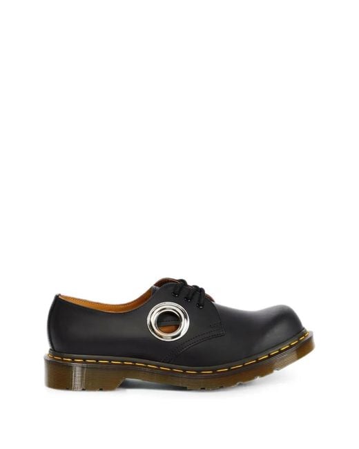 Dr. Martens Black 1461 Eyelet-Embellished Derby Shoes for men
