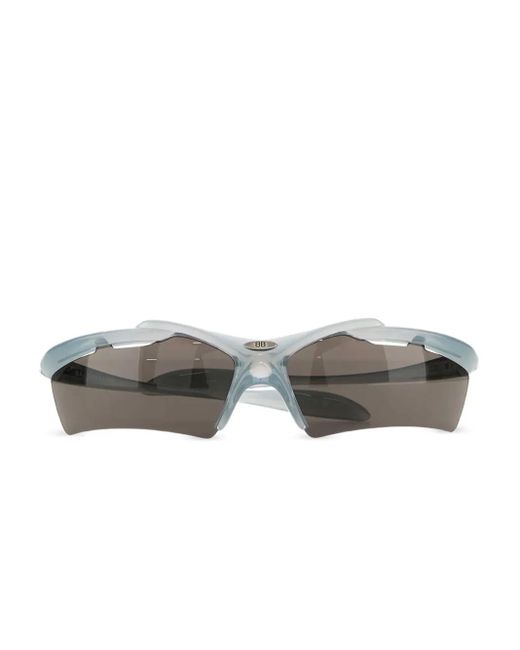 Occhiali Da Sole Turbo Rettangolari di Balenciaga in Gray