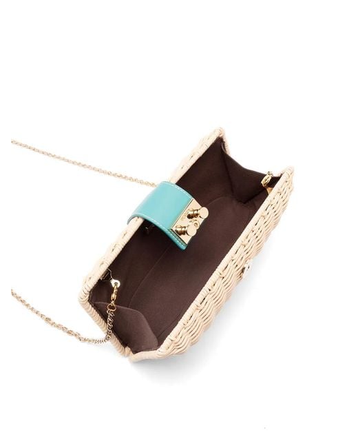 Rodo Natural Chain Clutch Bag