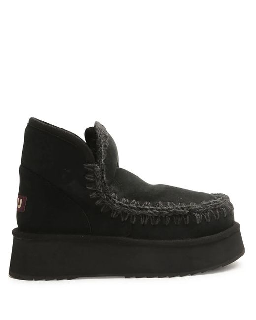 Bottines Mini Mou en coloris Black