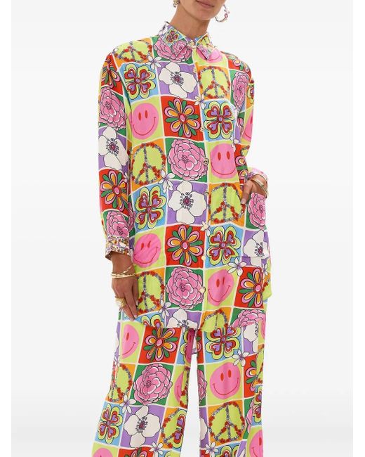 Túnica con bolsillos Camilla de color White