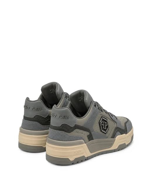 Philipp Plein Gray Low-Top Predator V2 Sneakers for men