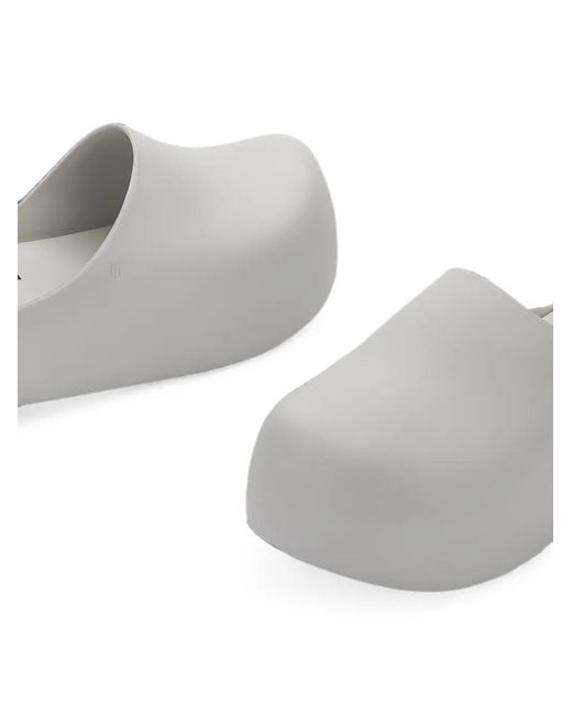 Melissa White Free Clog Platform Mules