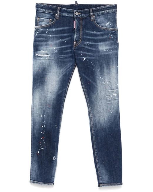 Vaqueros Skater DSquared² de hombre de color Blue