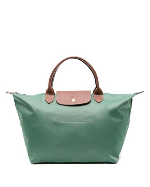 Longchamp Green Medium Le Pliage Original Tote Bag