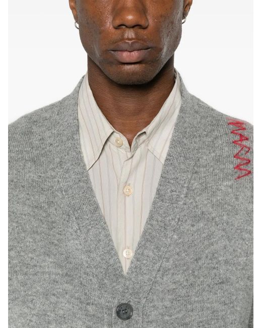 Marni Gray Sophisticated Knit Sweater For for men