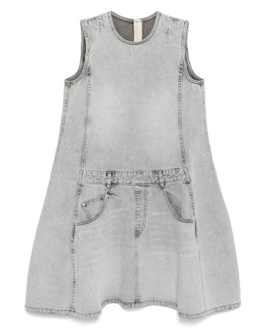 JNBY Gray Denim Sleeveless Dress
