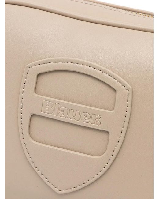 Blauer Natural Logo-Plaque Chain-Link Shoulder Bag