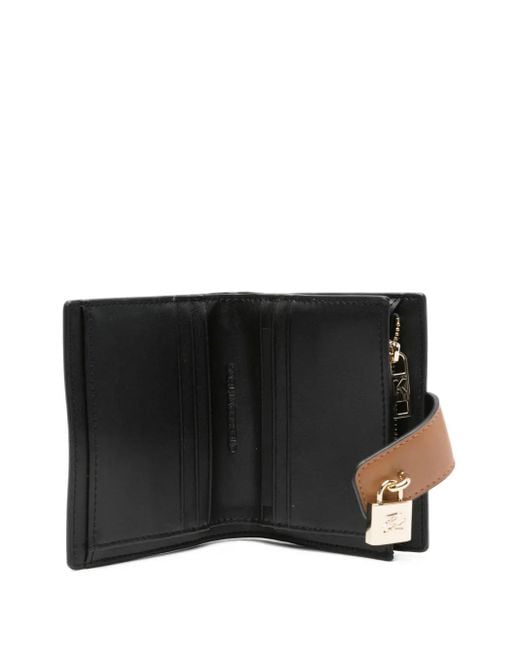 Karl Lagerfeld Natural Padlock Wallet