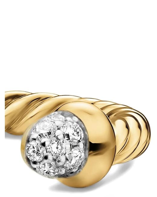 David Yurman Metallic Micro Cablespira Flex Open Ring
