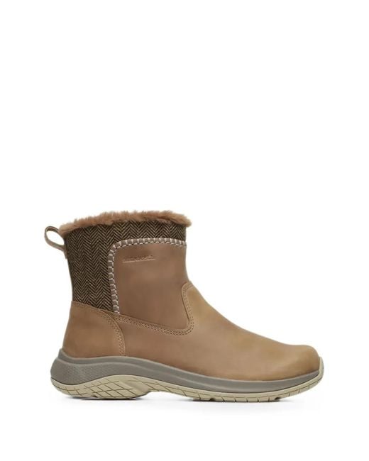 Merrell Brown Encore Ice Herringbone Ankle Boots