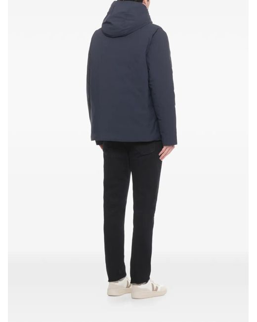 Save The Duck Blue Veste Matelassée À Manches Longues for men