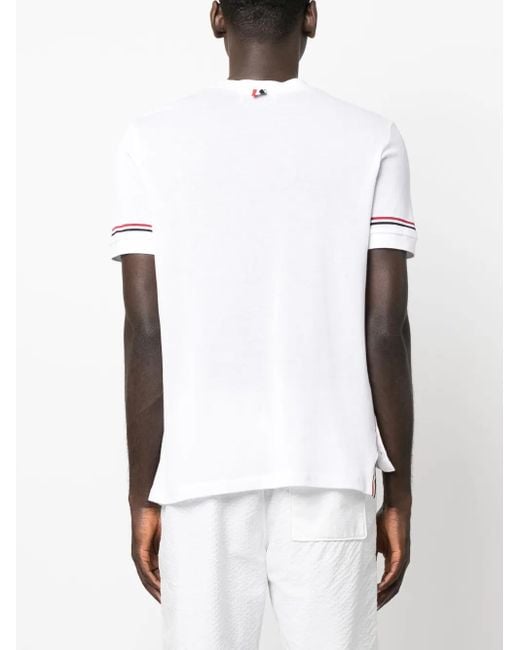 Thom Browne Gestreepte Top in het White voor heren