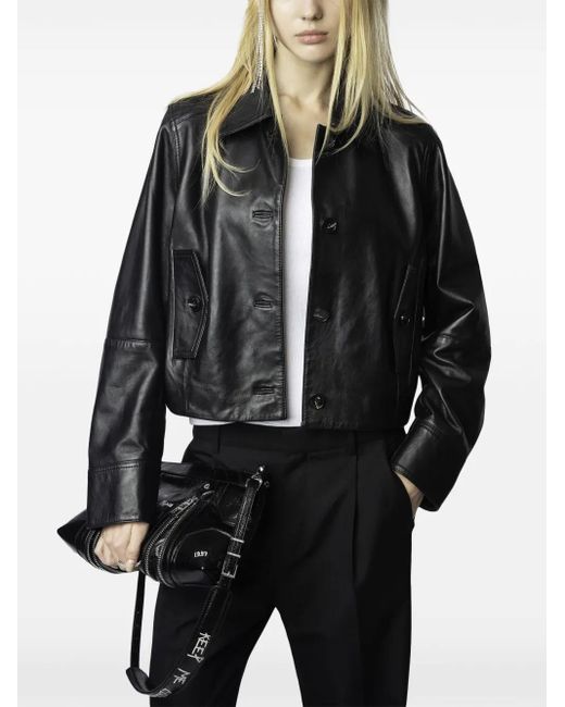Zadig & Voltaire Black Liston Jacket