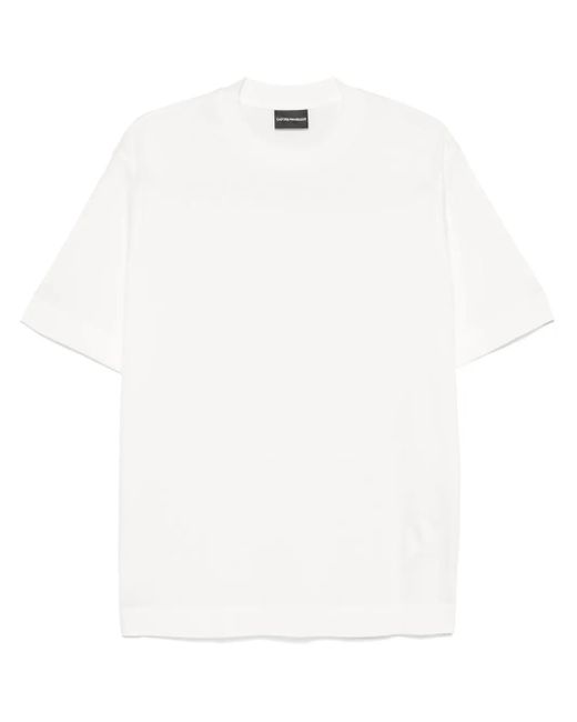 メンズ Emporio Armani ロゴ Tシャツ White