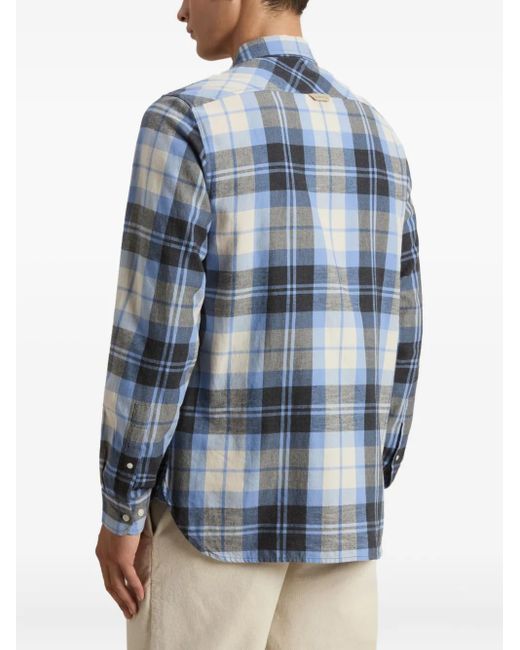 Woolrich Kariertes Duncan Hemd in Blue für Herren