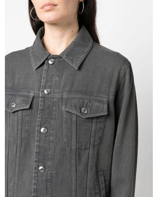 Zadig & Voltaire Black Kase Organic Cotton Denim Jacket