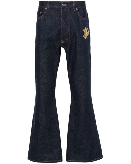 Off-White c/o Virgil Abloh Jeans Met Geborduurd Logo in het Blue voor heren