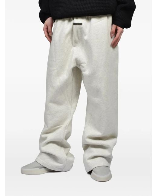 Essentials Gray Flare Track Pants for men