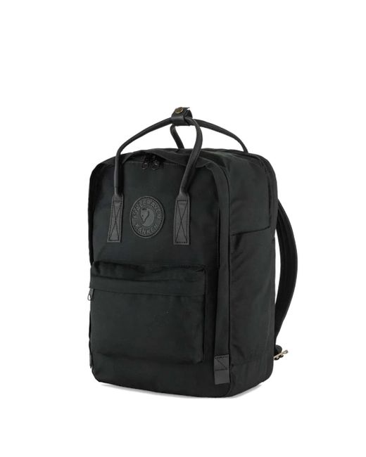 Fjallraven レザーハンドル バックパック Black