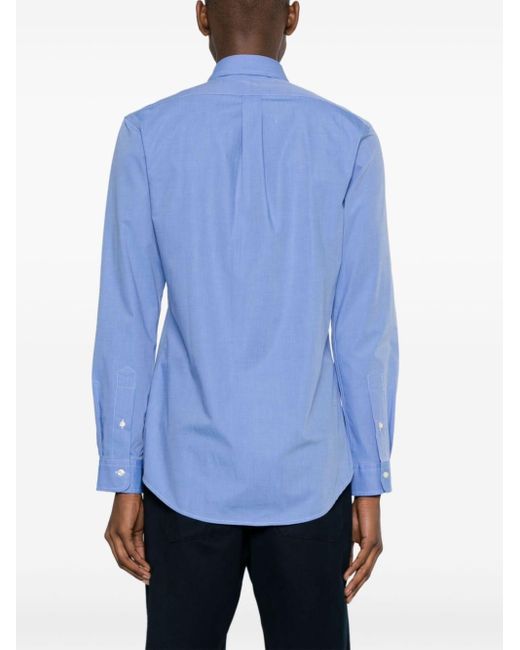 Polo Ralph Lauren Overhemd Met Patroon in het Blue voor heren