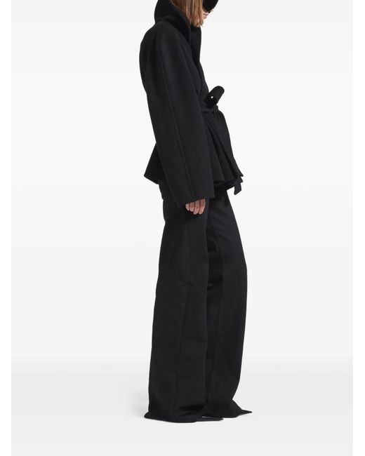 Balenciaga Black Belted Wrapped Jacket