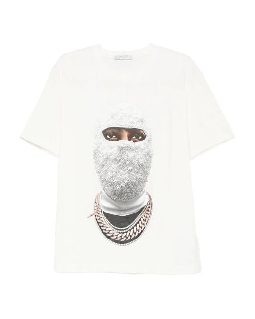 Ih Nom Uh Nit T-Shirt mit Masken-Print in White für Herren
