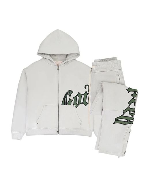 Godspeed White Logo-Detail Tracksuit for men