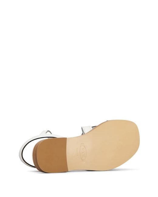 Tod's White Sandals