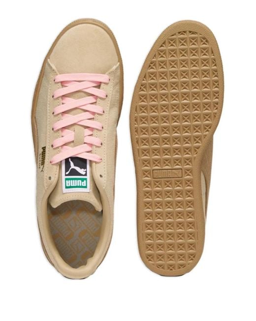 PUMA Brown Suede Sneakers for men