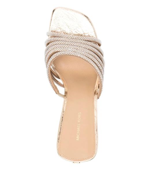 Michael Kors Natural 90Mm Haisley Sandals