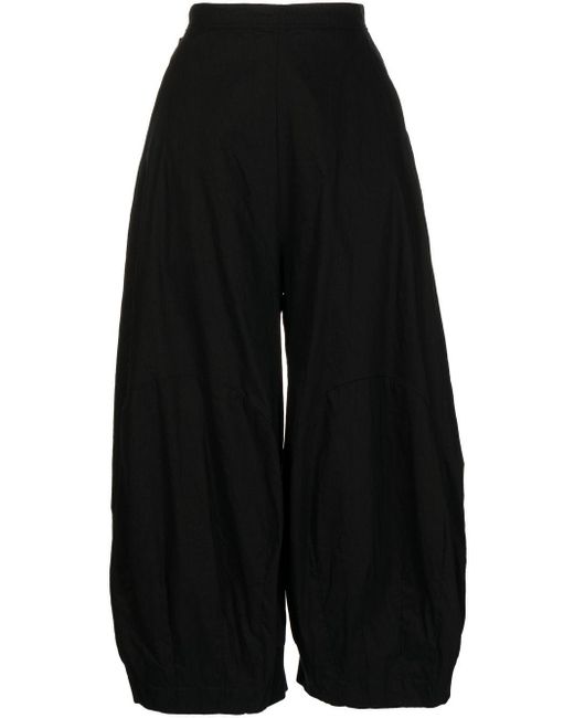 Rundholz Balloon Cropped Trousers in Black