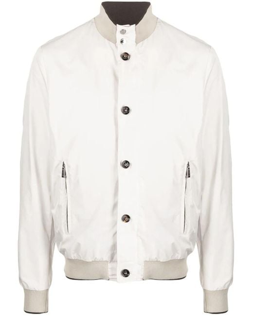 Moorer White Nabucco-Km Padded Jacket for men