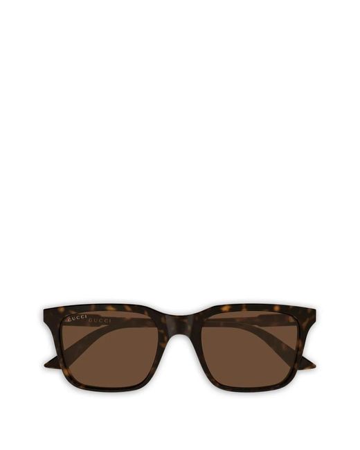 Gucci Brown Square-Frame Sunglasses for men