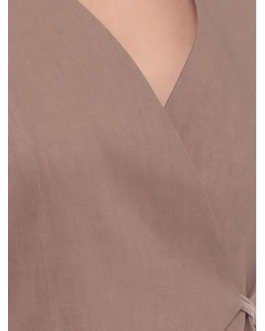 D.exterior Brown Tie-Detail Sleeveless Waistcoat