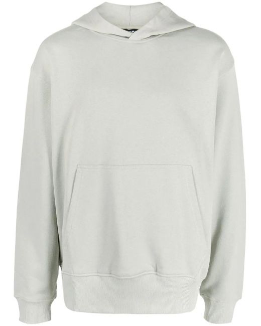 DIESEL White Macs-Megoval Cotton Hoodie for men
