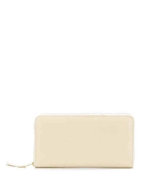 Comme des Garçons Natural Zip Around Leather Purse