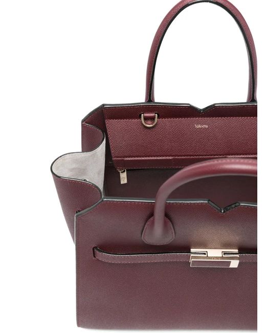 Bolso Shopper Rectangular Valextra de color Purple