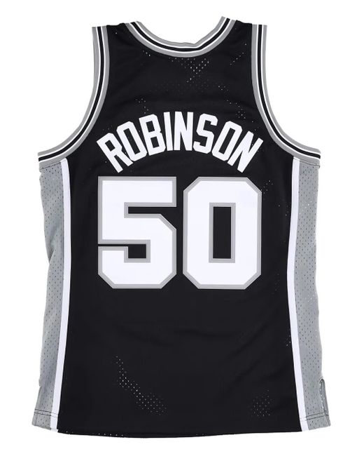 Mitchell & Ness Black "Nba Spurs 98-99 David Robinson" Swingman Jersey for men