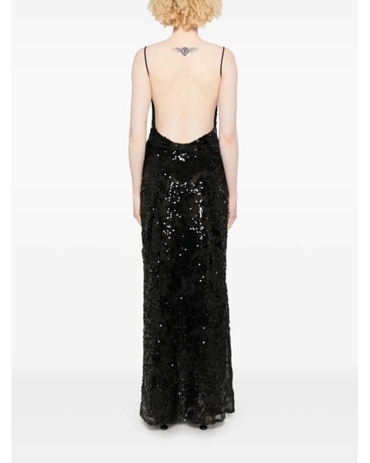 Coperni Black Disney X Long Dress