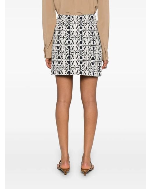 Max Mara Black Rock Mini Skirt